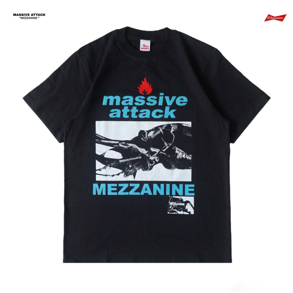 Massive Attack - Mezzanine Tshirt - Black | Baju Band