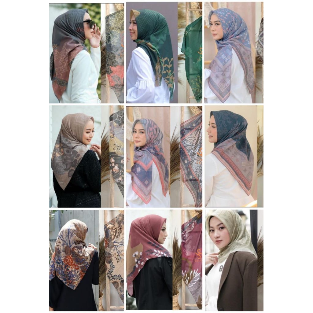paket usaha hijab voal motif isi 5pcs