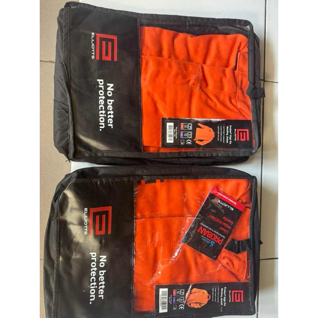 Jaket Las Welding Jacket Elliotts proban welder jaket protection OPWJ30L Size LRG ori AUS