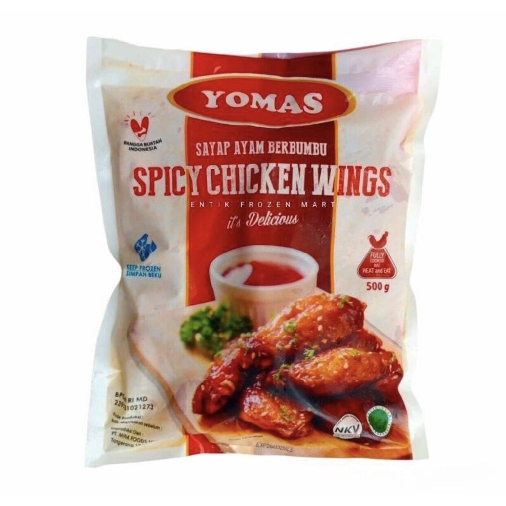 YOMAS CHICKEN WINGS 500gram