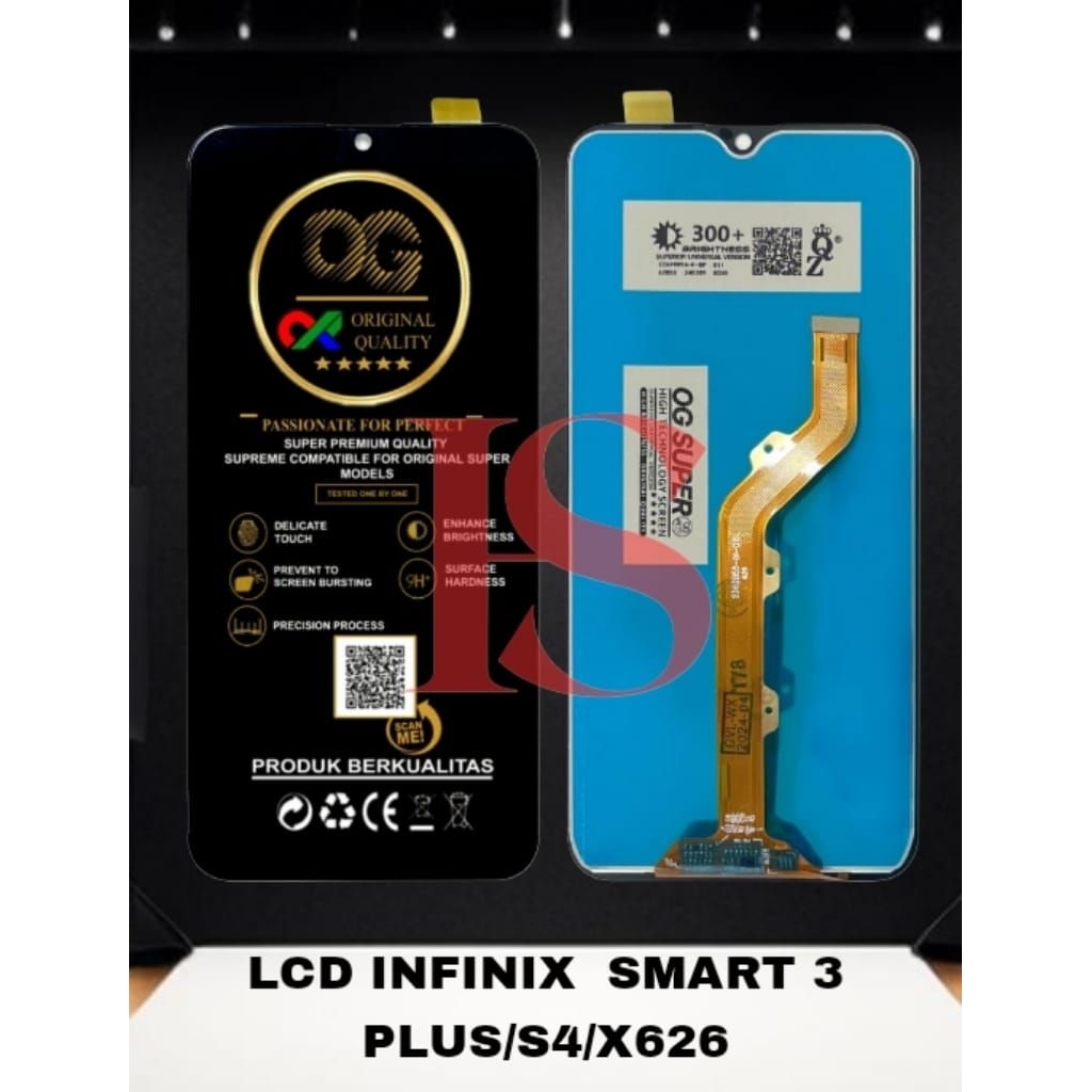 LCD INFINIX SMART 3 PLUS FULLSET TOUCH SCREEN LCD INFINIX SMART 3 PLUS/S4/X626 LCD ORIGINAL
