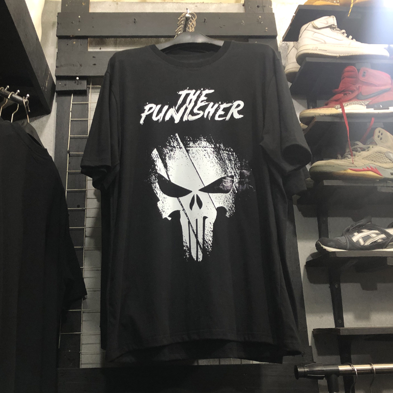 Kaos The Punisher Tshirt Bahan Katun Kombed 30s || Size S M L XL XXL 3XL 4XL || DISTRO TSHIRT