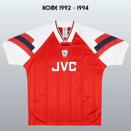Jersey arsenal home 1992 1994