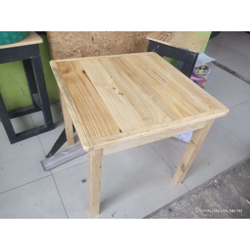 MEJA ALAS KULKAS JATI BELANDA MEJA KAYU MEJA KUAT SERBAGUNA