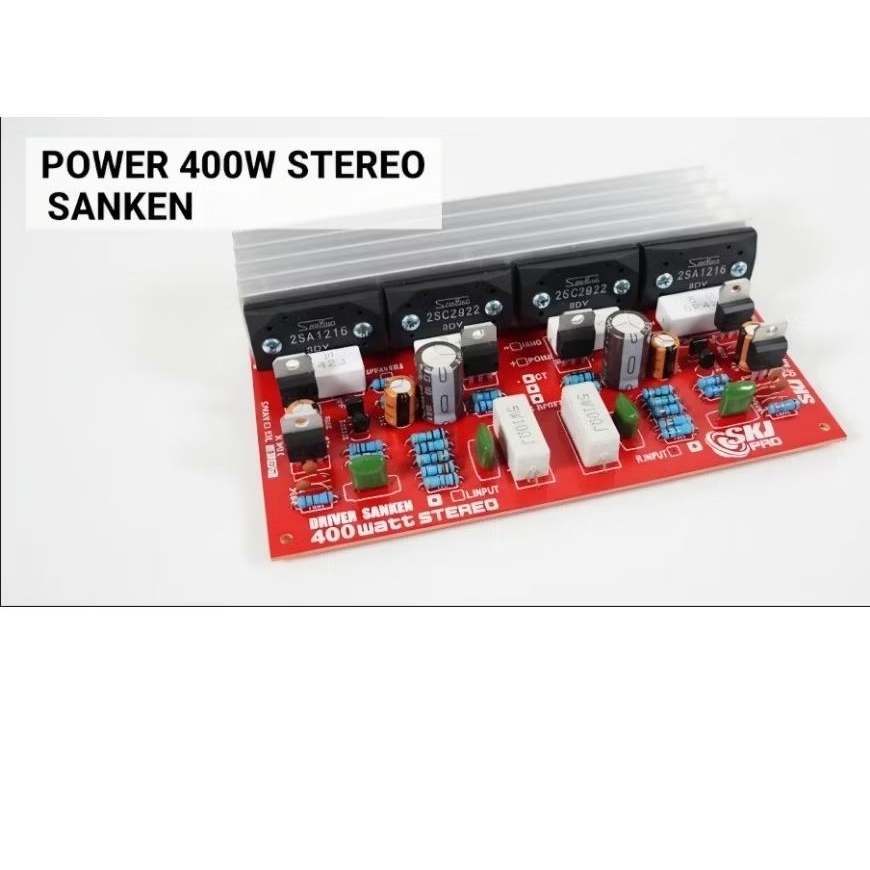 POWER 400WATT SETEREO PAKAI SANKEN 5DY SKJ