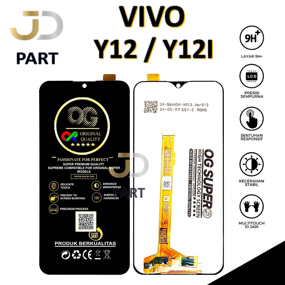 LCD TOUCHSCREEN VIVO Y12 / Y12I ORIGINAL 100% FULLSET