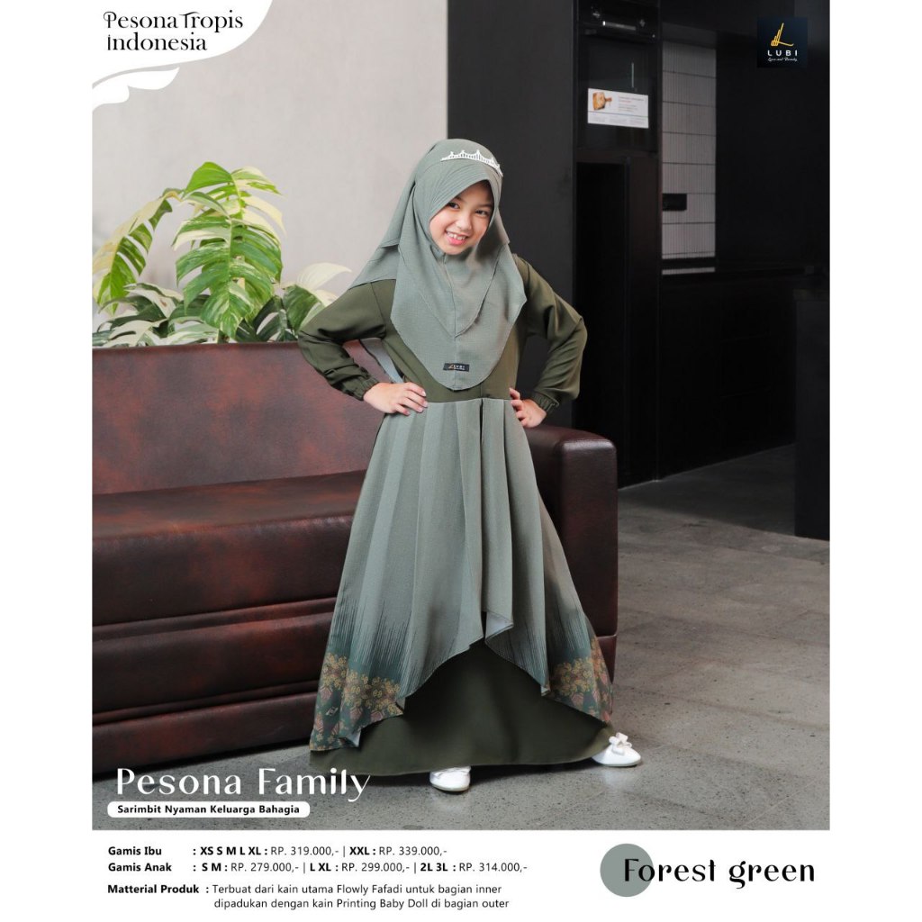 [SALE] PESONA GAMIS ANAK SET HIJAB