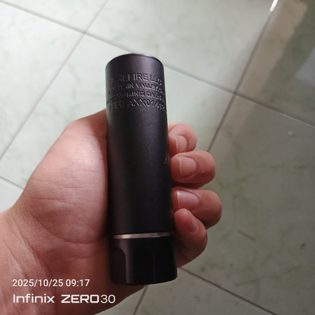 silincer mainan metal aeg/wgg/wgb