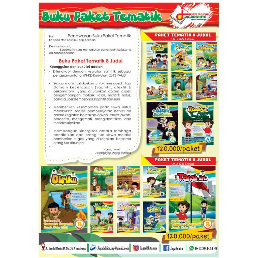 BUKU PAUD TK (TEMATIK