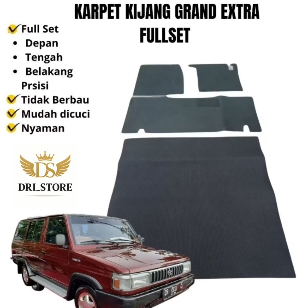 KARPET MOBIL KIJANG GRAND EXTRA FULLSET
