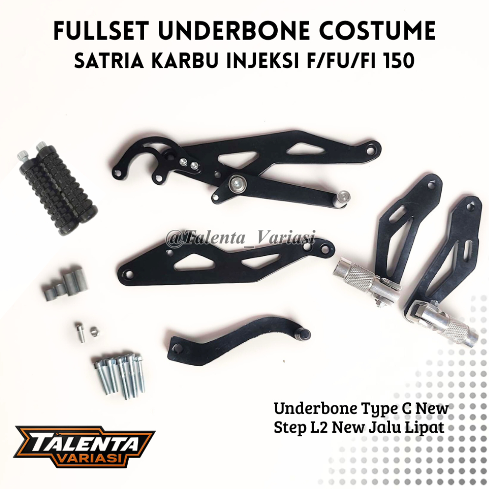 Underbone Satria Fu Custom UB Suzuki Satria F/FU 150 plat besi tebal 10 mm - Satria FU