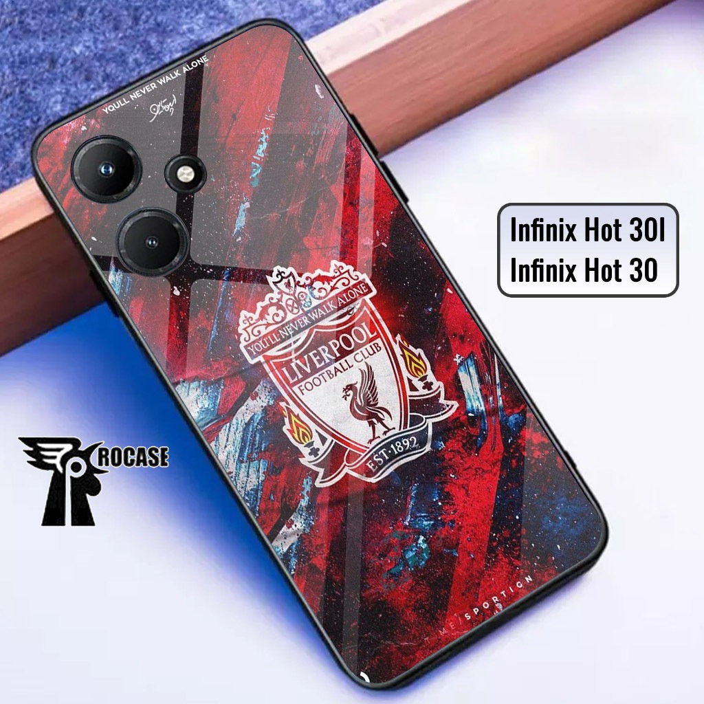 Case Infinix Hot 30i - Casing Hp Infinix Hot 30i Terbaru ( LIVERPOOL ) Softcase Hp Infinix Hot 30i -