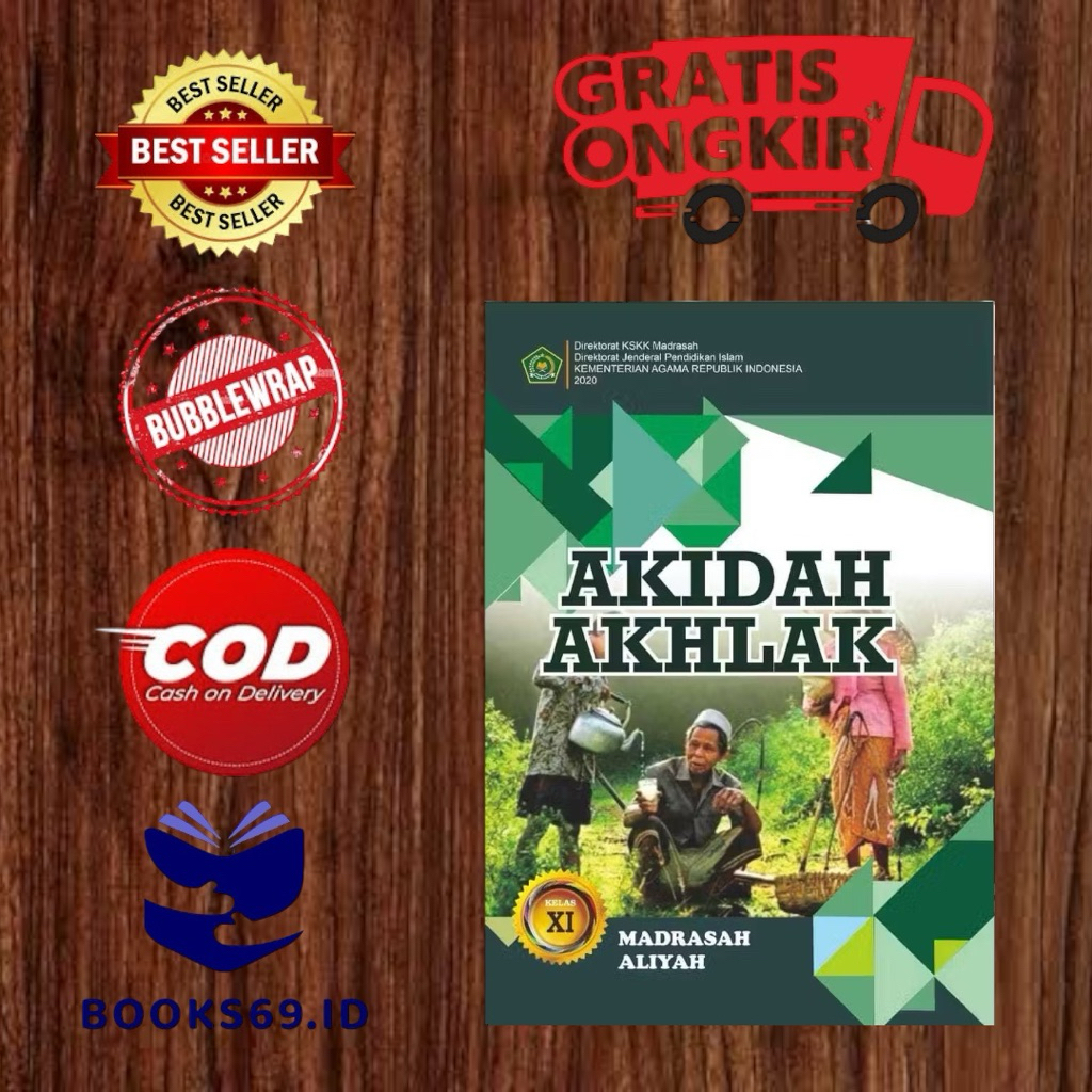 Buku Akidah Akhlak MA Kelas 11 KMA 2020