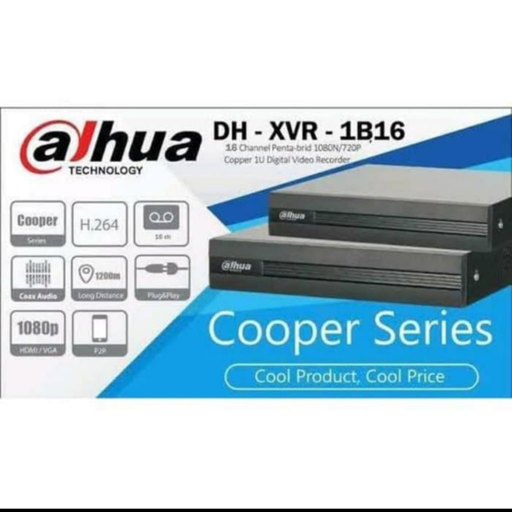 DVR DAHUA 16 CHANNEL / XVR -1A16 1080p