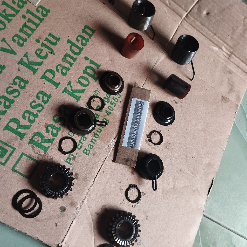 gear kick stater Jupiter z old dan Jupiter Burhan PNP gear kick stater Vega r new bekas asli copotan