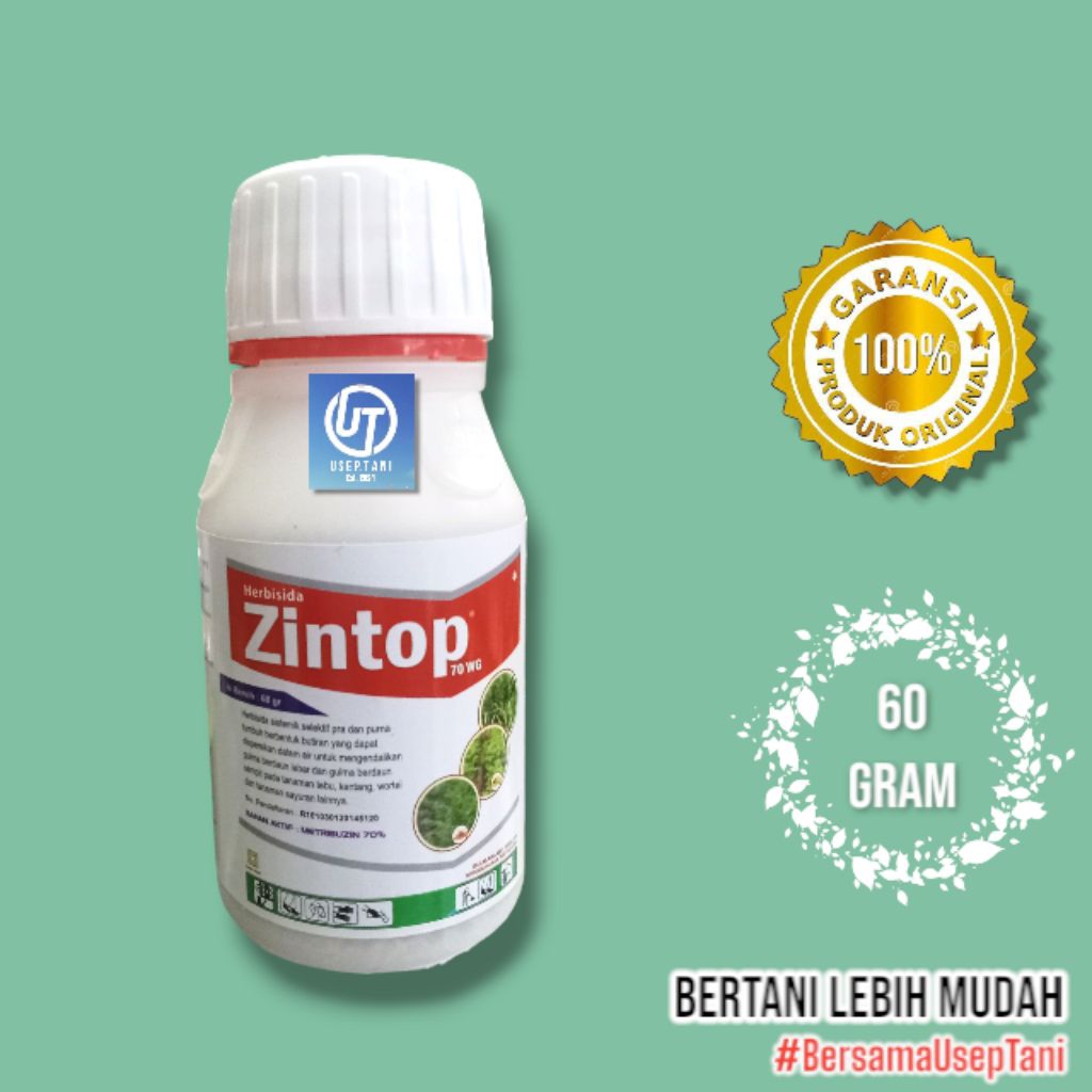 ZINTOP 70 WG 60GR ORIGINAL HERBISIDA SELEKTIF