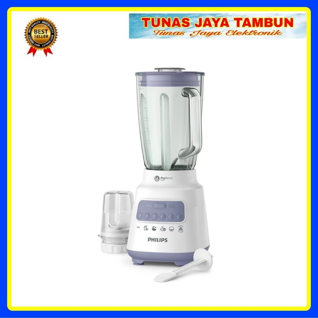 BLENDER PHILIPS HR 2222 / BLENDER PHILIPS KACA 2 LITER / PHILIPS HR2222 GLASS 2 LITER