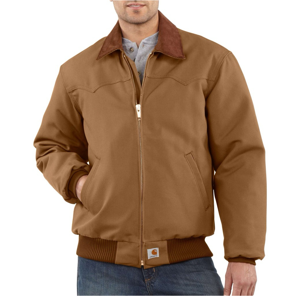 Carhart Vintage 90s J13BRN Brown duck santa fee blouson jacket