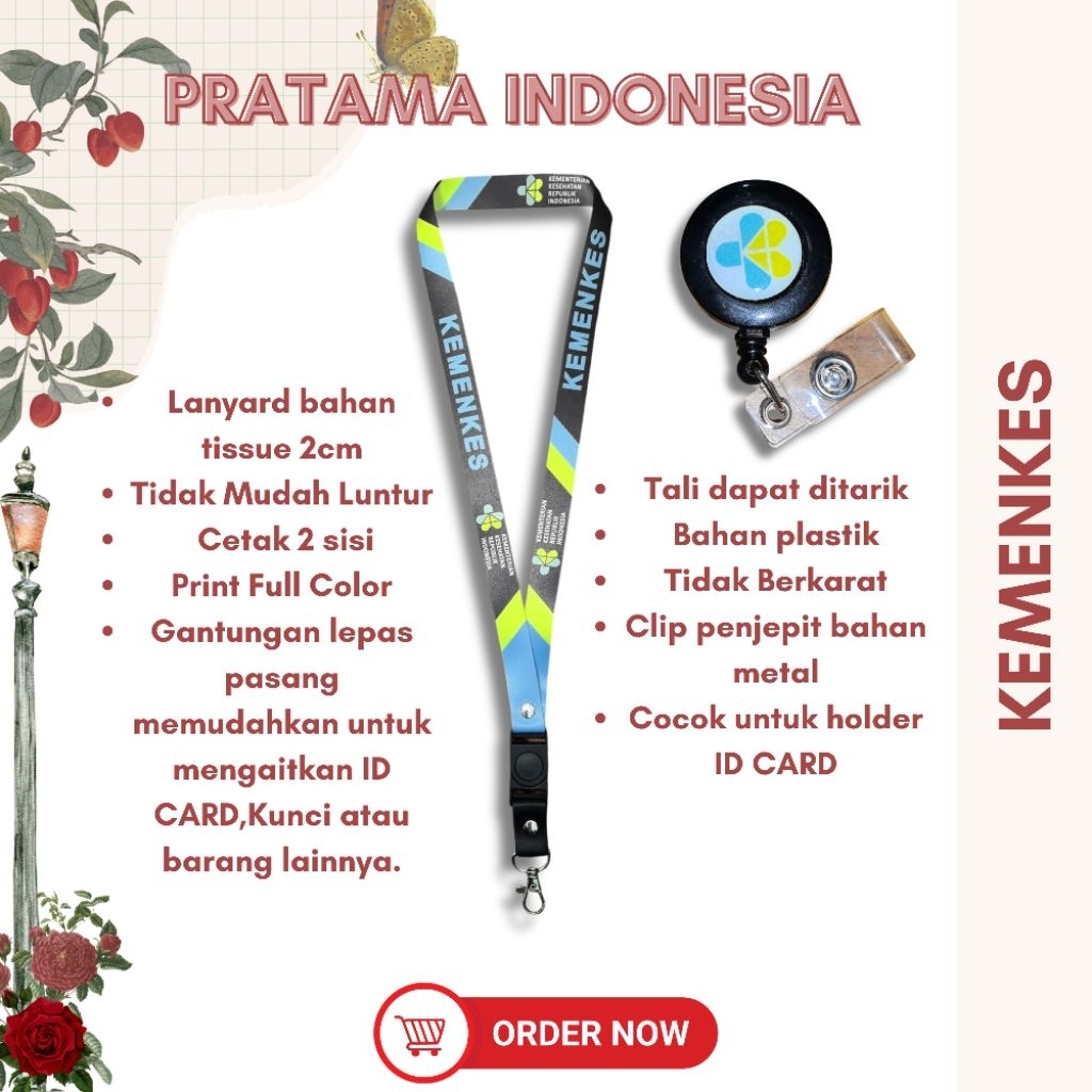 Tali/Lanyard KEMENKES Terbaru (Ready Stock)