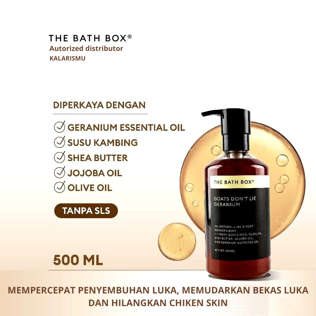 The Bath Box Goats Don't Lie Geranium 500ml
