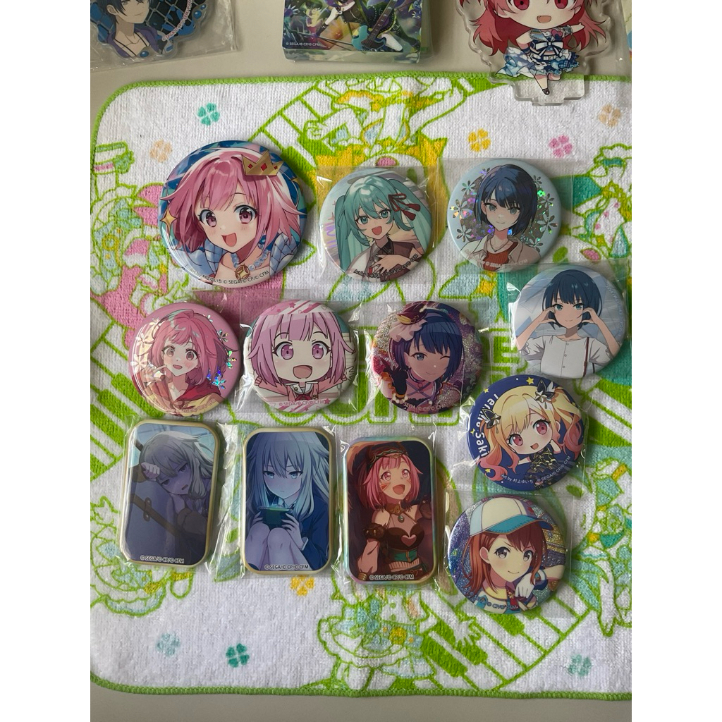 PROJECT SEKAI OFFICIAL VARIOUS BADGES