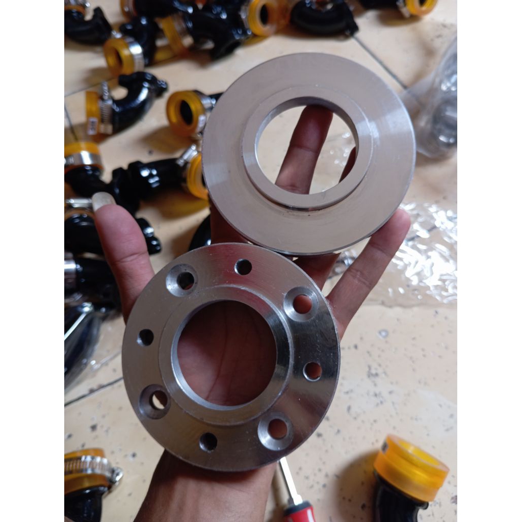 PLENDES SPACER ADAPTOR CAKRAM DEPAN HONDA SUPRA KHARISMA SCOOPY BEAT VARIO PIRINGAN DATAR