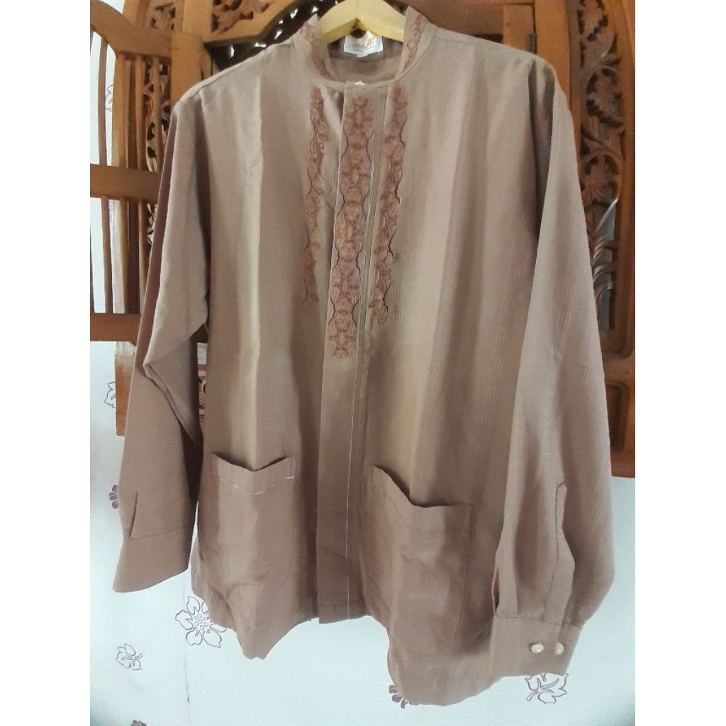 Baju Koko Pria Preloved Second Branded ' ATLAS ' ( LD 115 P 70 )