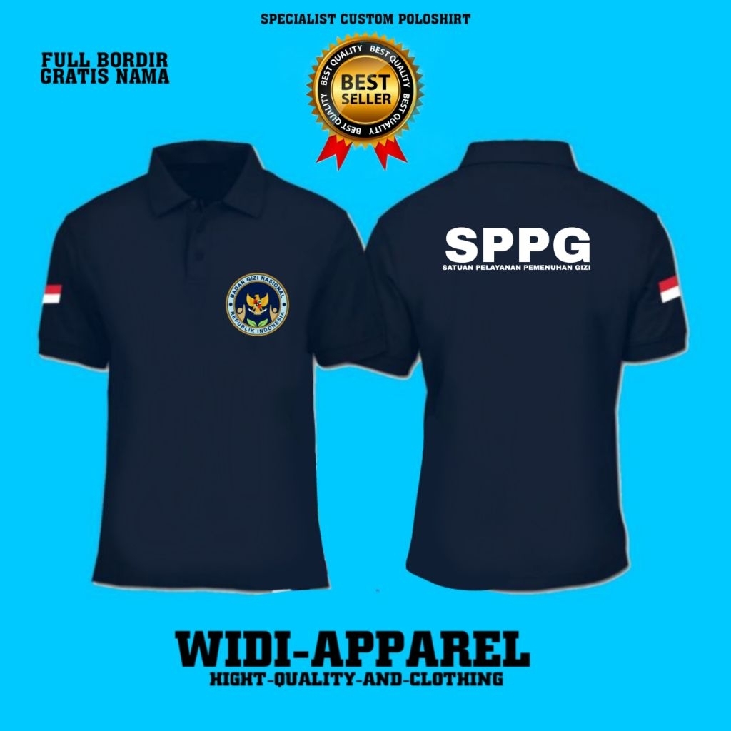 KAOS. POLOSHIRT.SPPG/MBG/BGN.