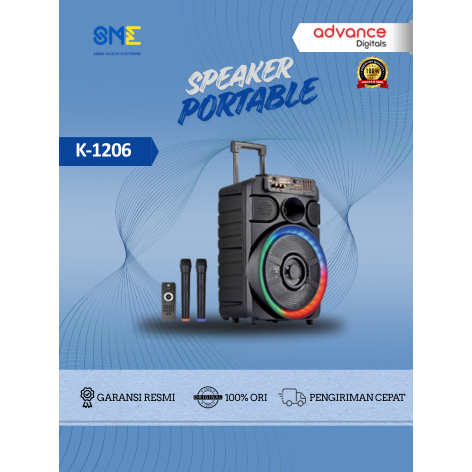 Advance K1206 Bluetooth Speaker With 2 Mics