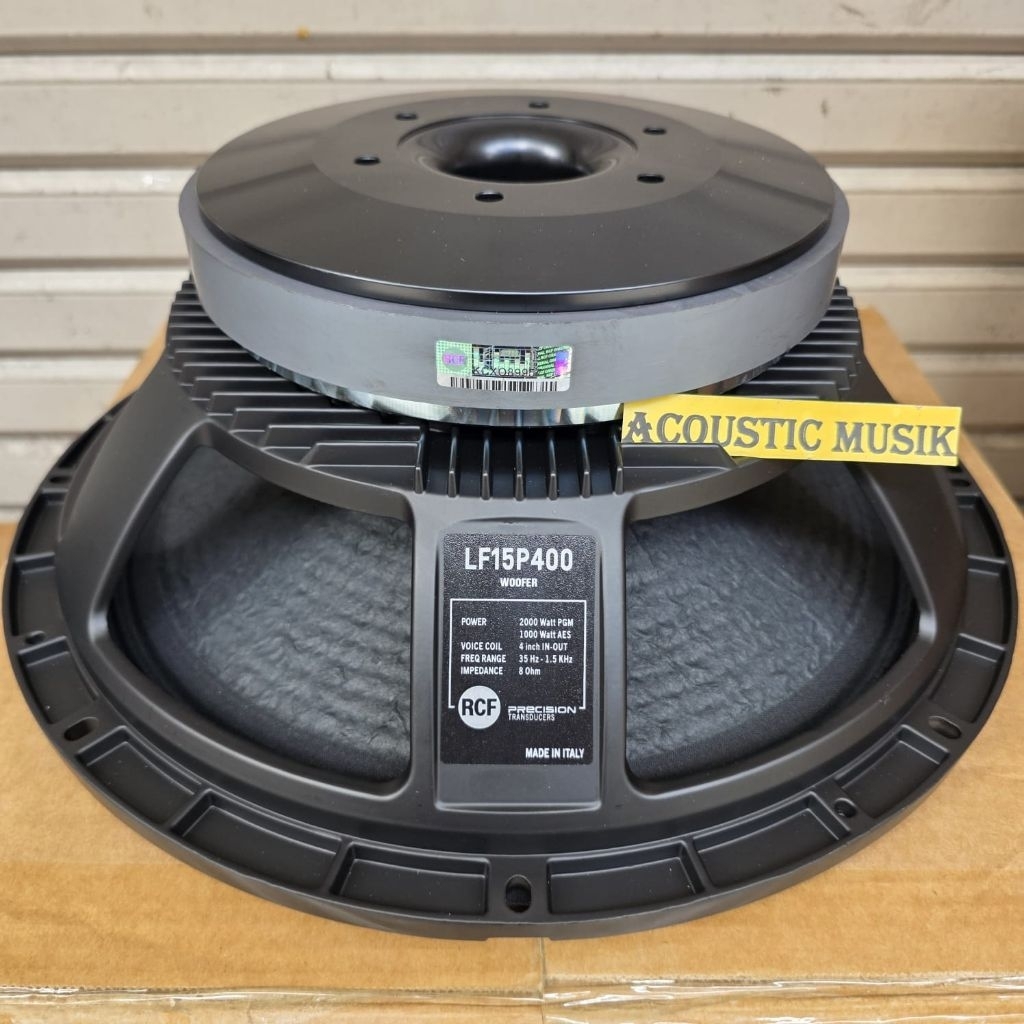 SPEAKER RCF 15 INCH LF15P400 FULL RANGE VC 4 INCH BAHAN BABET 15P400