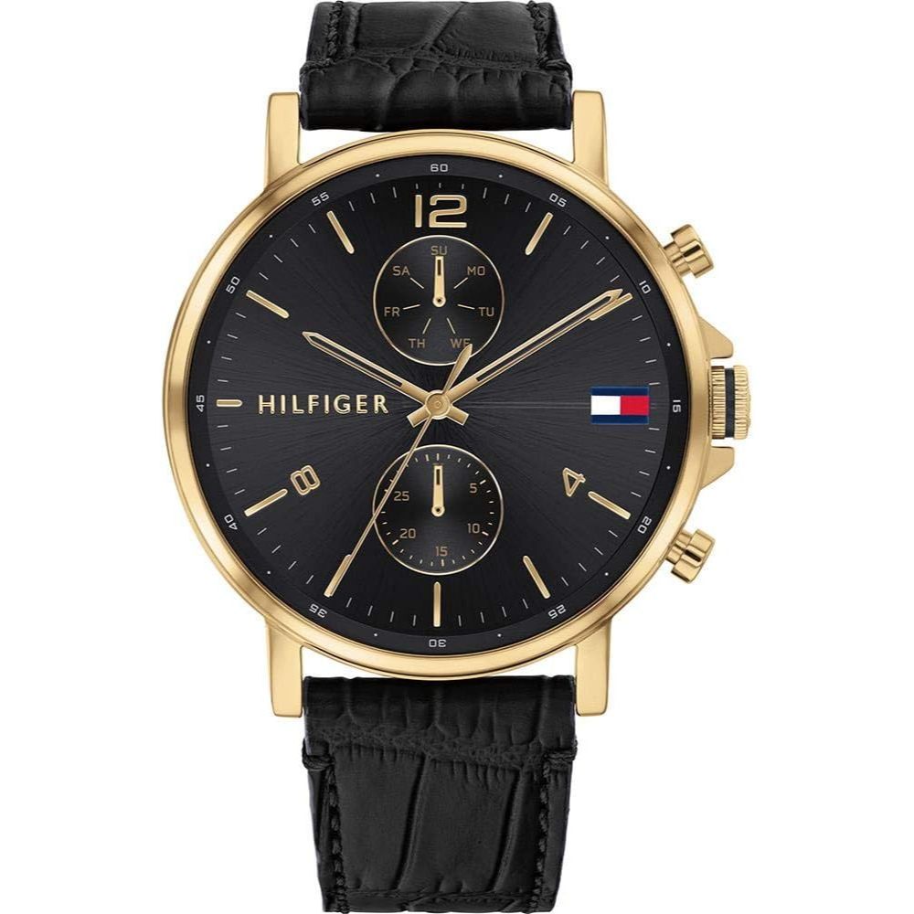 Tommy Hilfiger Men's Multi Dial Quartz Watch Daniel Black - 1710417