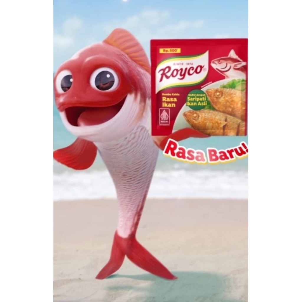 ROYCO IKAN 1 RENCENG/PENYEDAP RASA IKAN 1 RENCENG