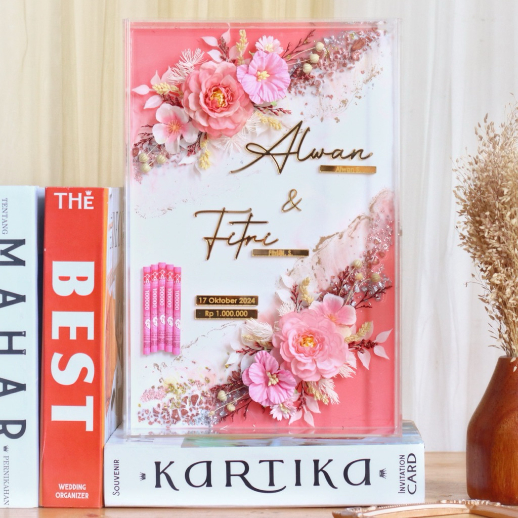 Mahar Resin Mahar Akrilik Mahar Pernikahan Mahar Full Resin Mahar Akrilik Resin