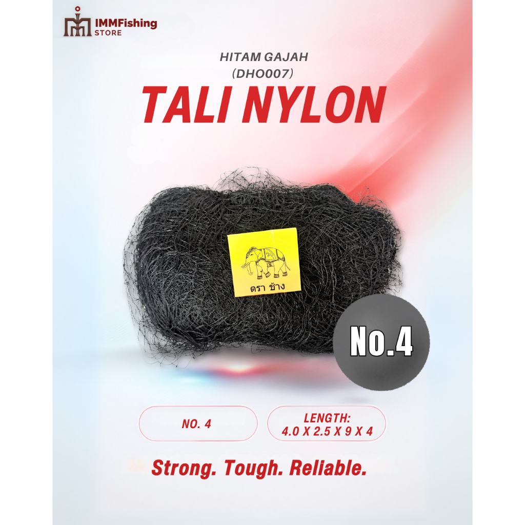TALI NYLON CAP GAJAH | JARING BURUNG