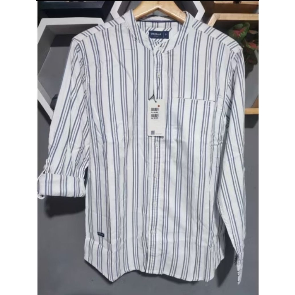 Osella Original kemeja premium baju pria warna putih