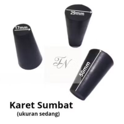 KARET SUMBAT SEDANG TUTUP BAK MANDI / STOPPER SEDANG