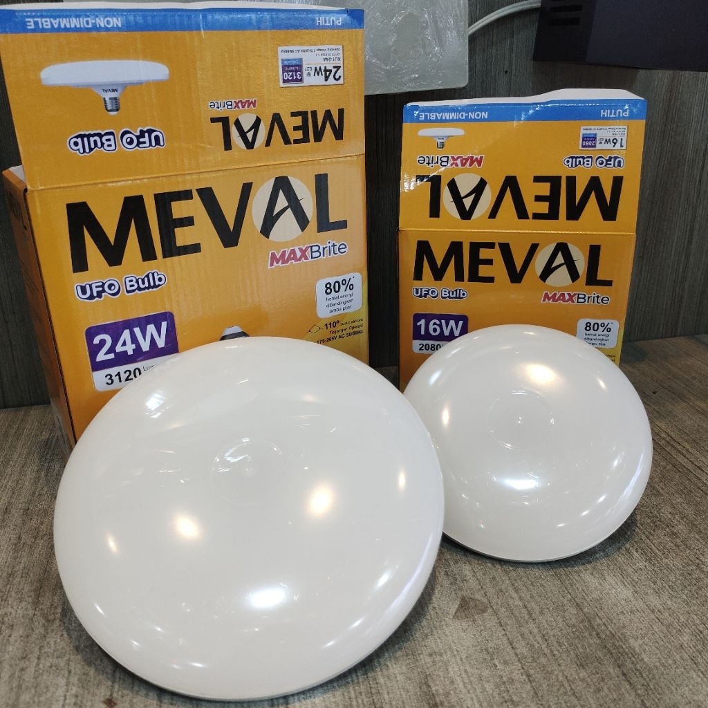 LAMPU MEVAL UFO BULD 16WATT/24WATT MODEL FITTING E27