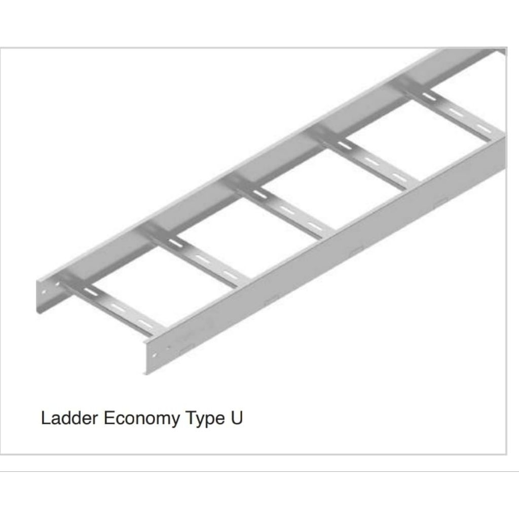Kabel Tray Ladder 300x100x3000 mm Galvanize Tipe U Electro / Hotdip