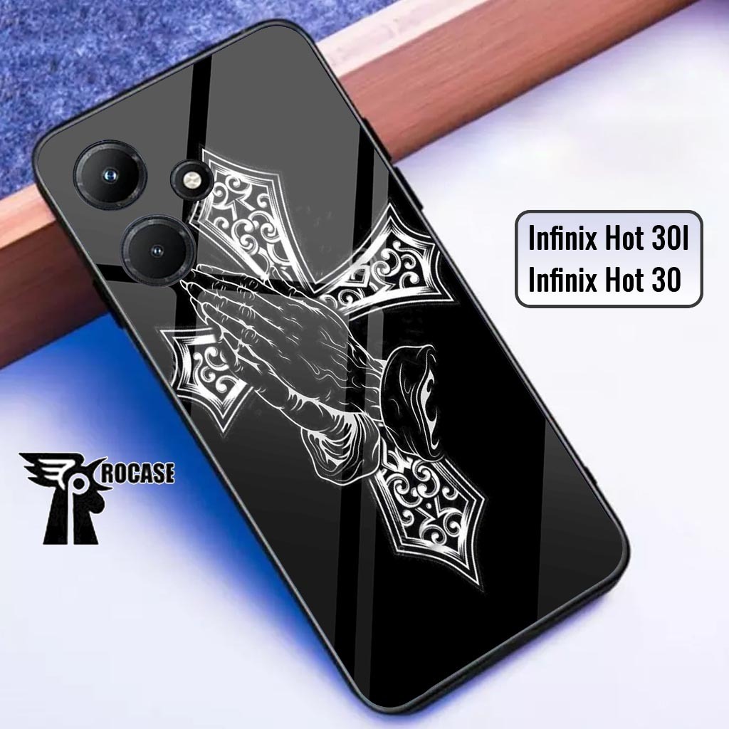 Case Infinix Hot 30i - Casing Hp Infinix Hot 30i Terbaru ( salib ) Softcase Hp Infinix Hot 30i - Sil
