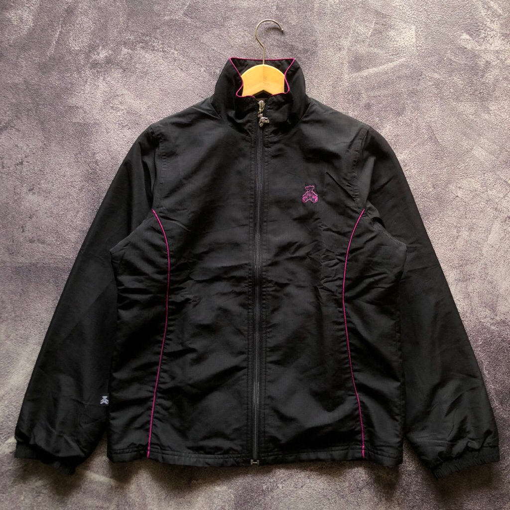 Polar Windbreaker WILSON JASPO Second Size fit M,Sport Jacket berkendara Second Windbreaker Hitam se