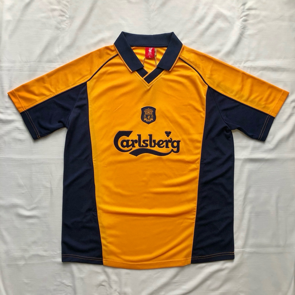 Liverpool Retro Away Kit 2000/2001 Jersey Pria