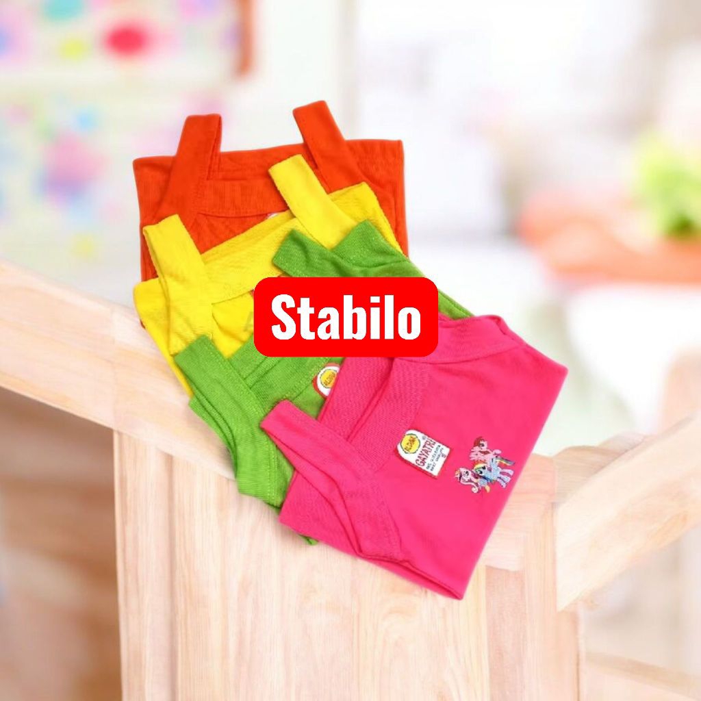 Toko grosir Tank_top kaos singlet anak perempuan warna stabilo Highwaist daleman kaos dalam anak