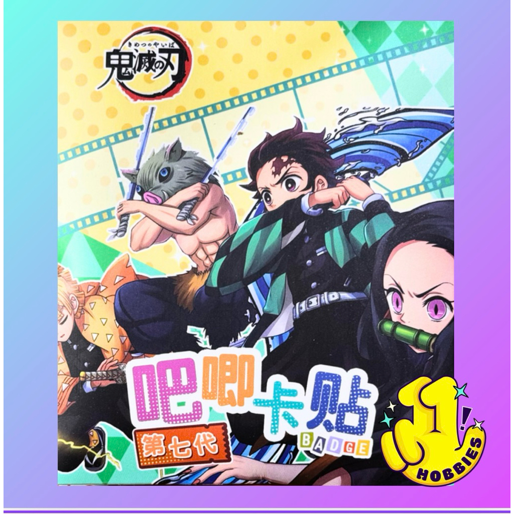 ELEVEN HOBBIES - DEMON SLAYER Pin card Kartu Koleksi Anime Merchandise