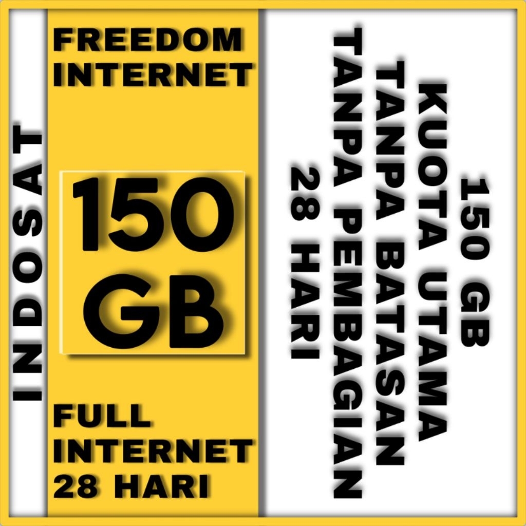 ISI ULANG KUOTA INDOSAT 150 GB 28 HARI PROMO TERMURAH