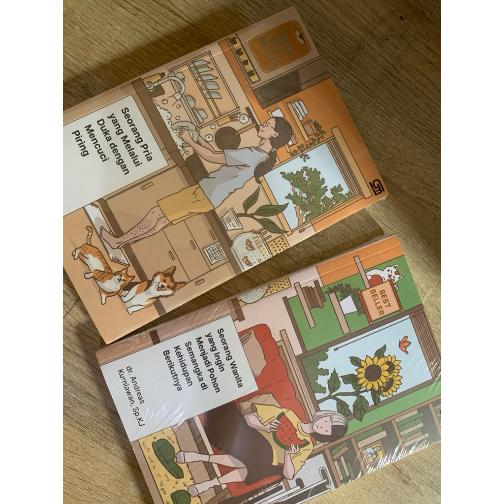 Preloved Buku - seorang pria yang melalui duka dengan mencuci piring