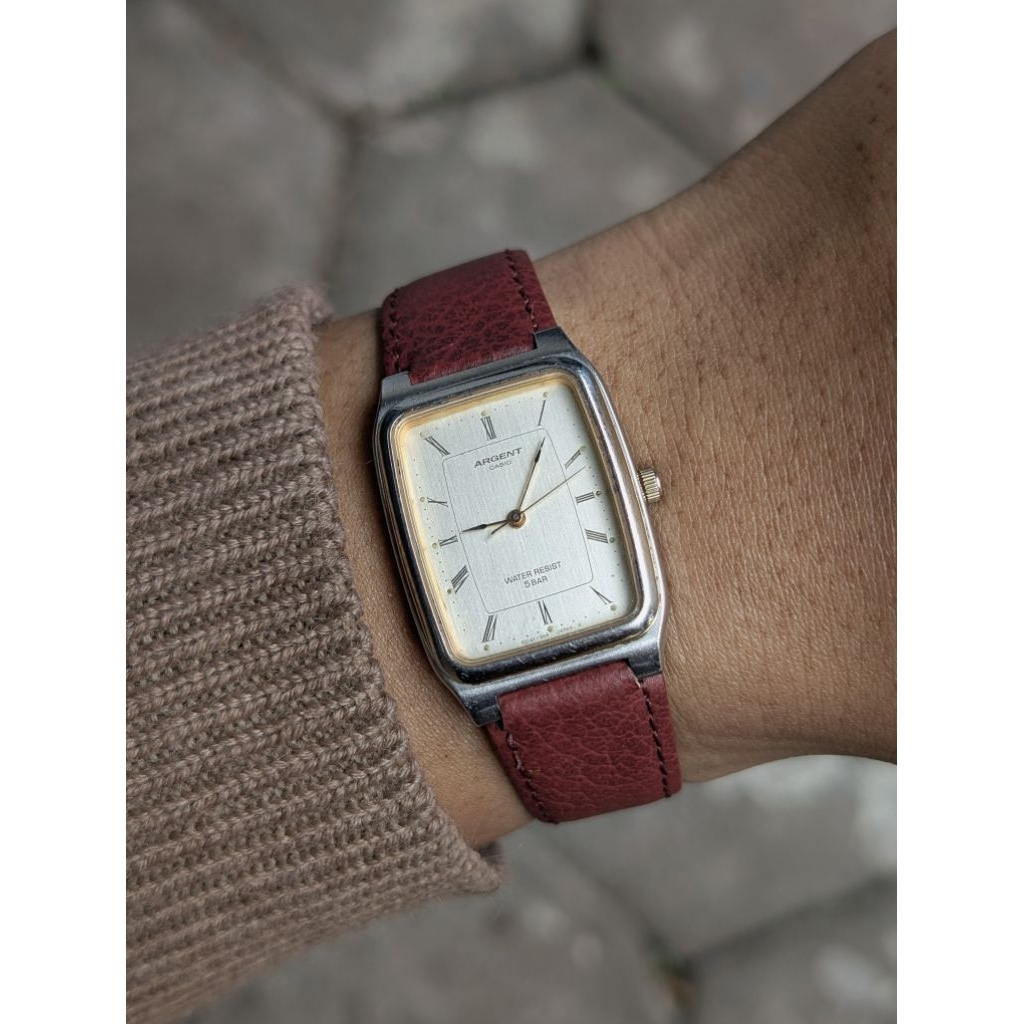 90's Vintage Casio Argent Romawi Japan Market