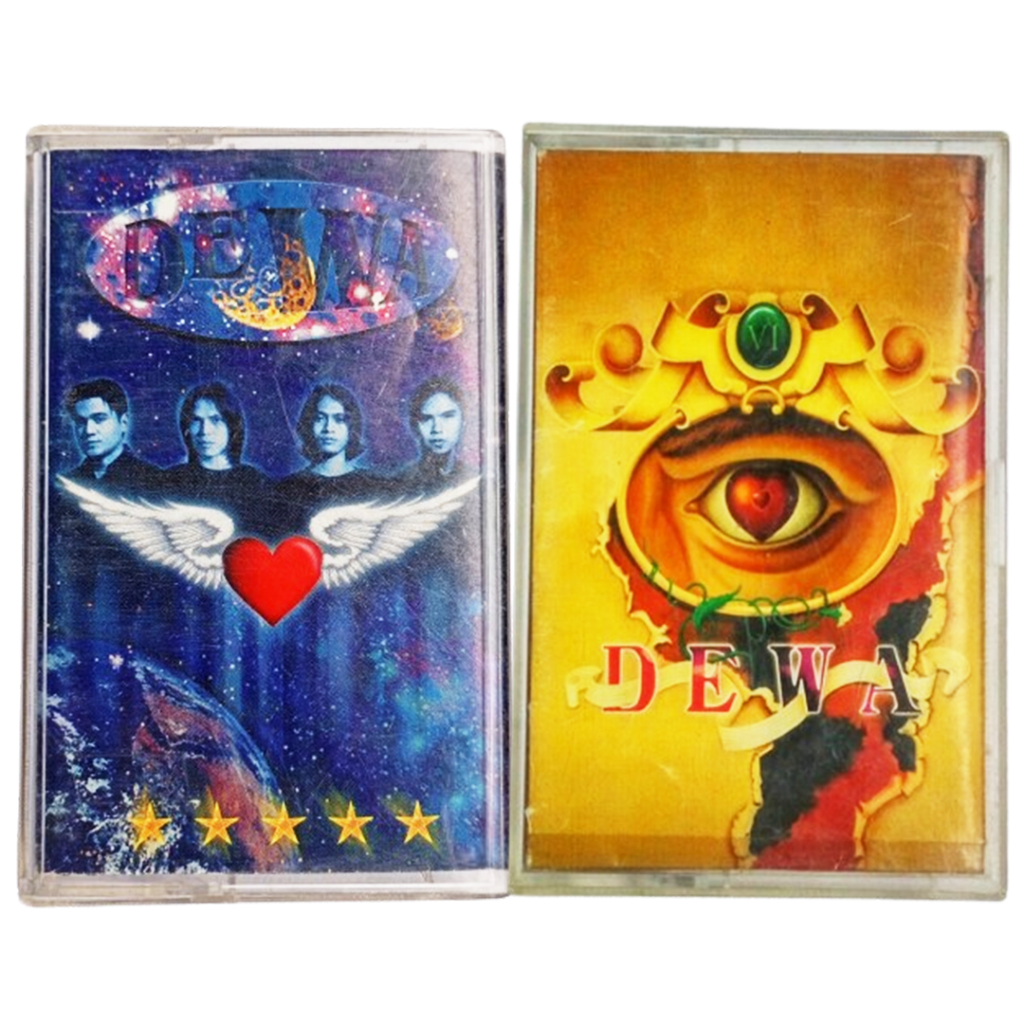 kaset pita - DEWA 19 - bintang lima dan cintailah cinta