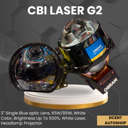 Headlamp Projector Mobil - Projector Osram CBI Laser G2 - 3 Inch Single Blue - Headlamp Projector Mo