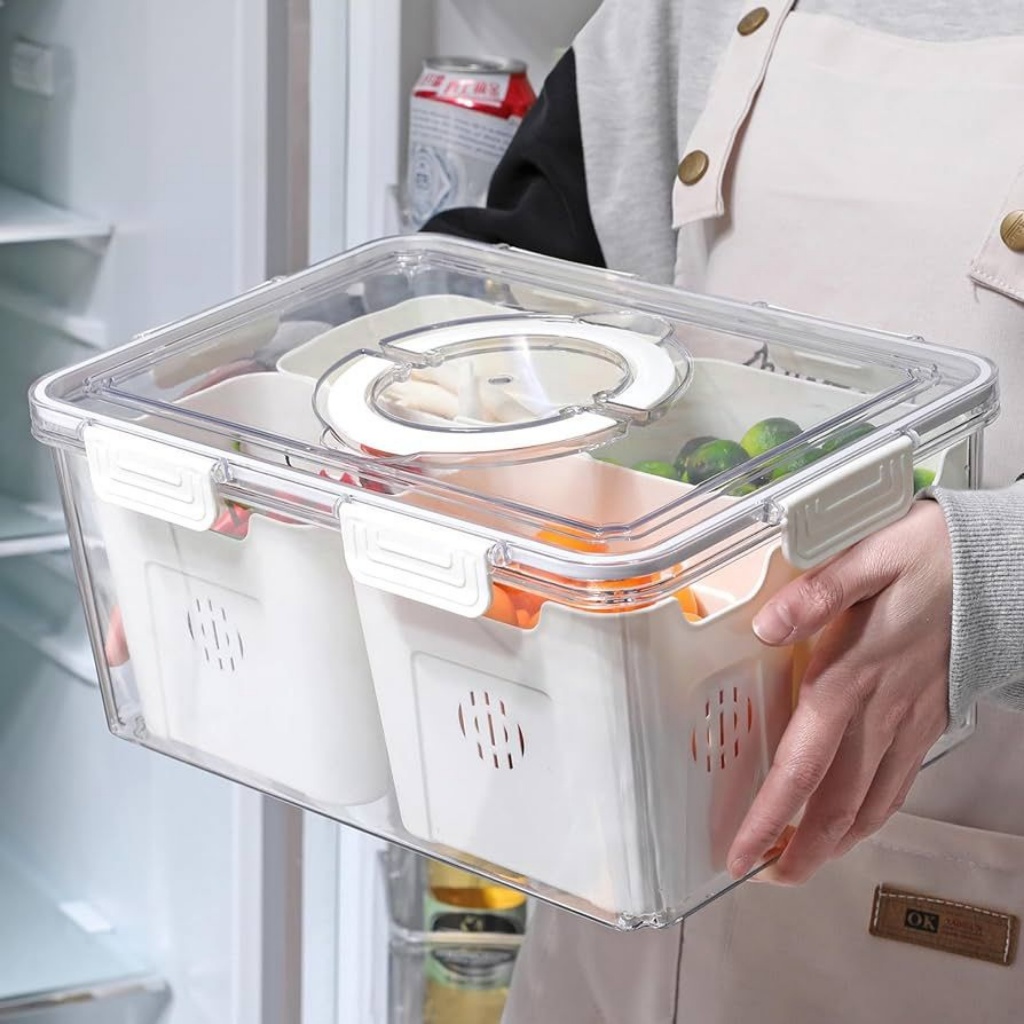 Kontainer Kulkas Kotak Penyimpanan Kulkas Untuk Menyimpan Sayuran Wadah Penyimpanan
