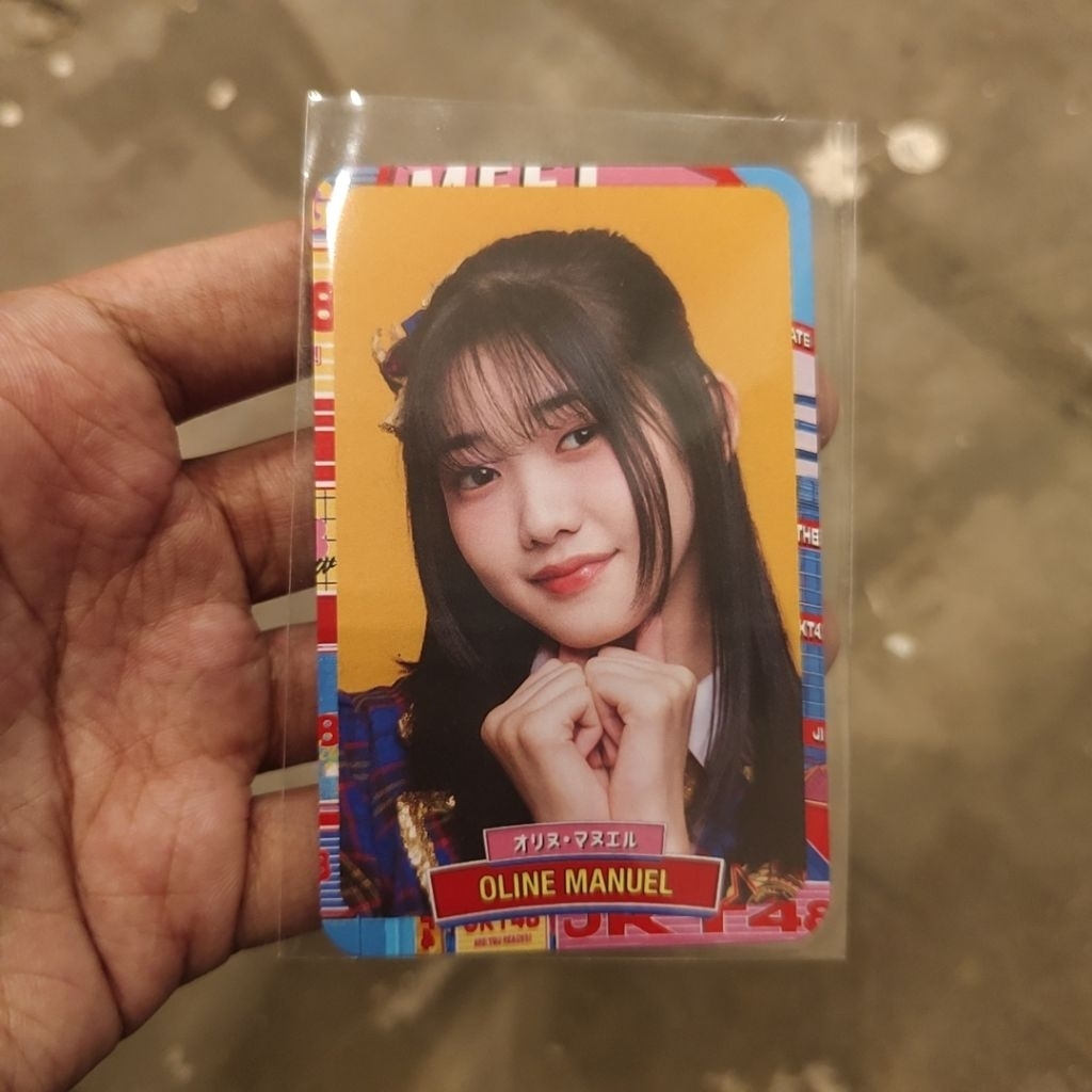 Photocard PC Official JKT48 Sister Reunion JKT48 & AKB48 - Oline Manuel